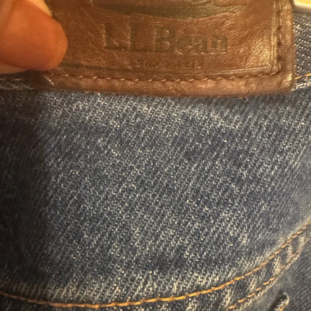 L.L. Bean Indigo Jeans   SIZE:   12 TALL      #Y - Picture 7 of 9